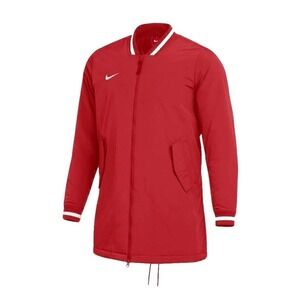 Nike Men's Dugout Full Zip Jacket Team Red White‎ Size Large DC8335-657